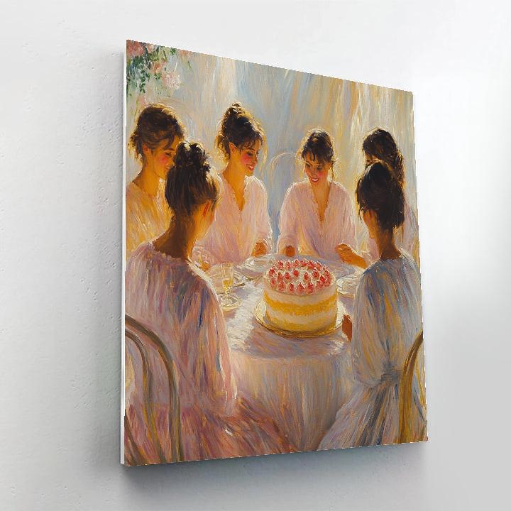 Pierre-Auguste Renoir Inspired Birthday Celebration Paint by numbers kits