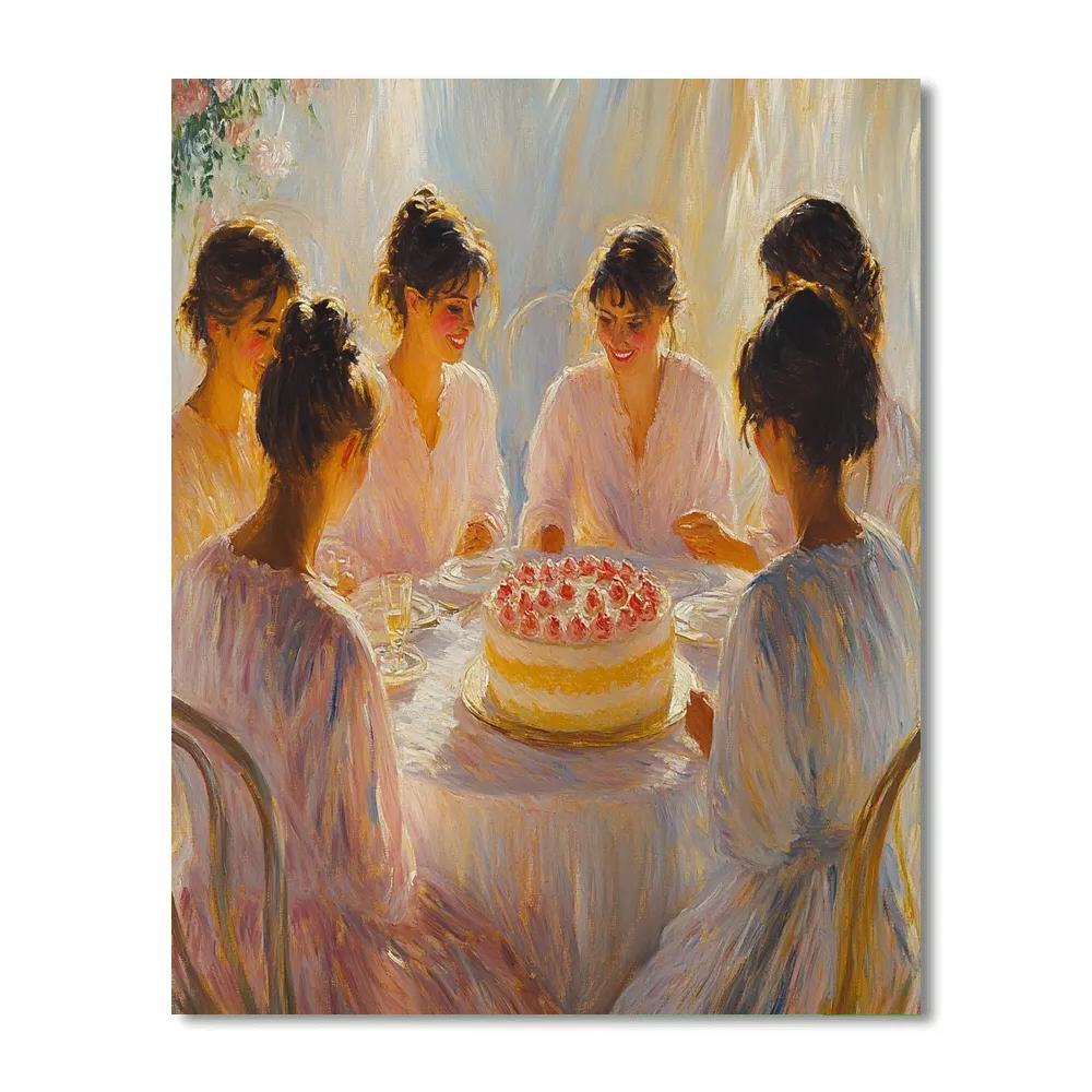 Pierre-Auguste Renoir Inspired Birthday Celebration Paint by numbers kits
