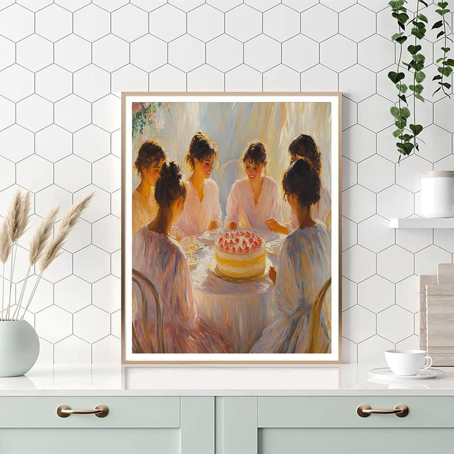 Pierre-Auguste Renoir Inspired Birthday Celebration Paint by numbers kits