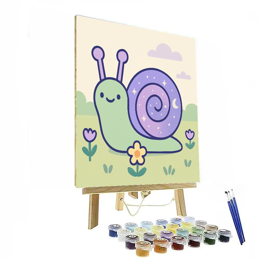 Astro Garden Snail Numbered painting kits