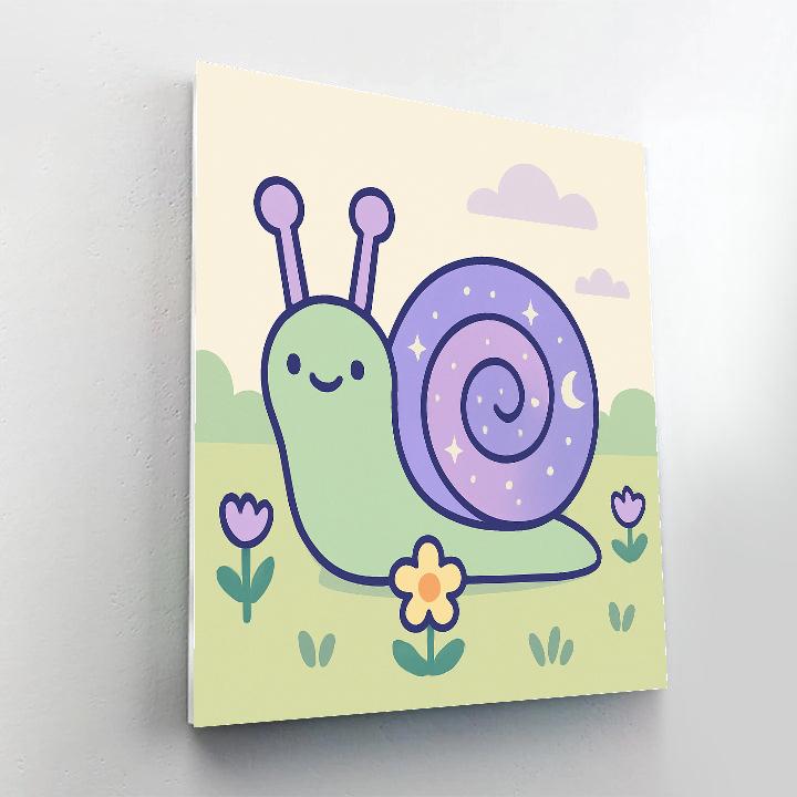 Astro Garden Snail Numbered painting kits