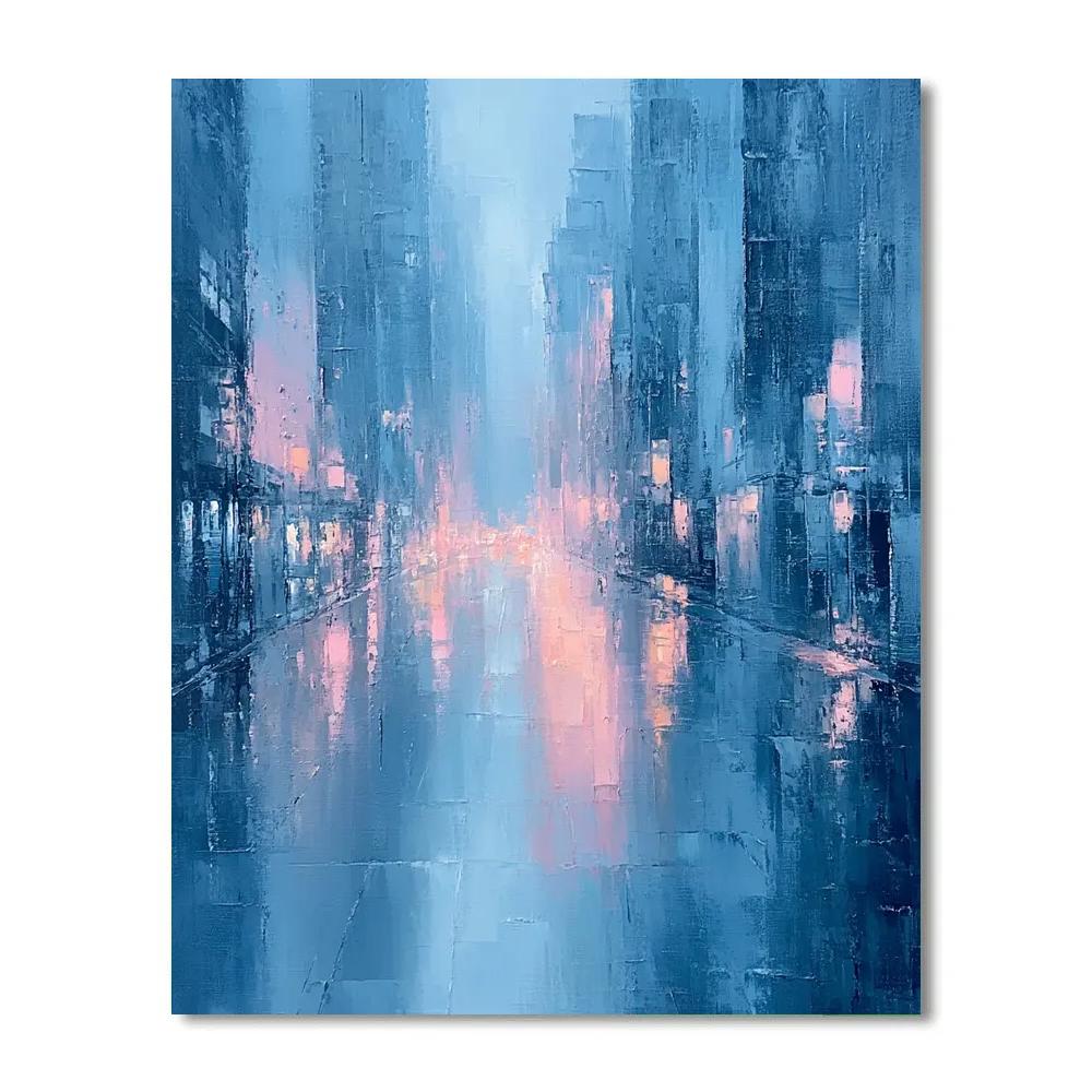 Edgar Degas Inspired Urban Rain Rhythm DIY paint by numbers