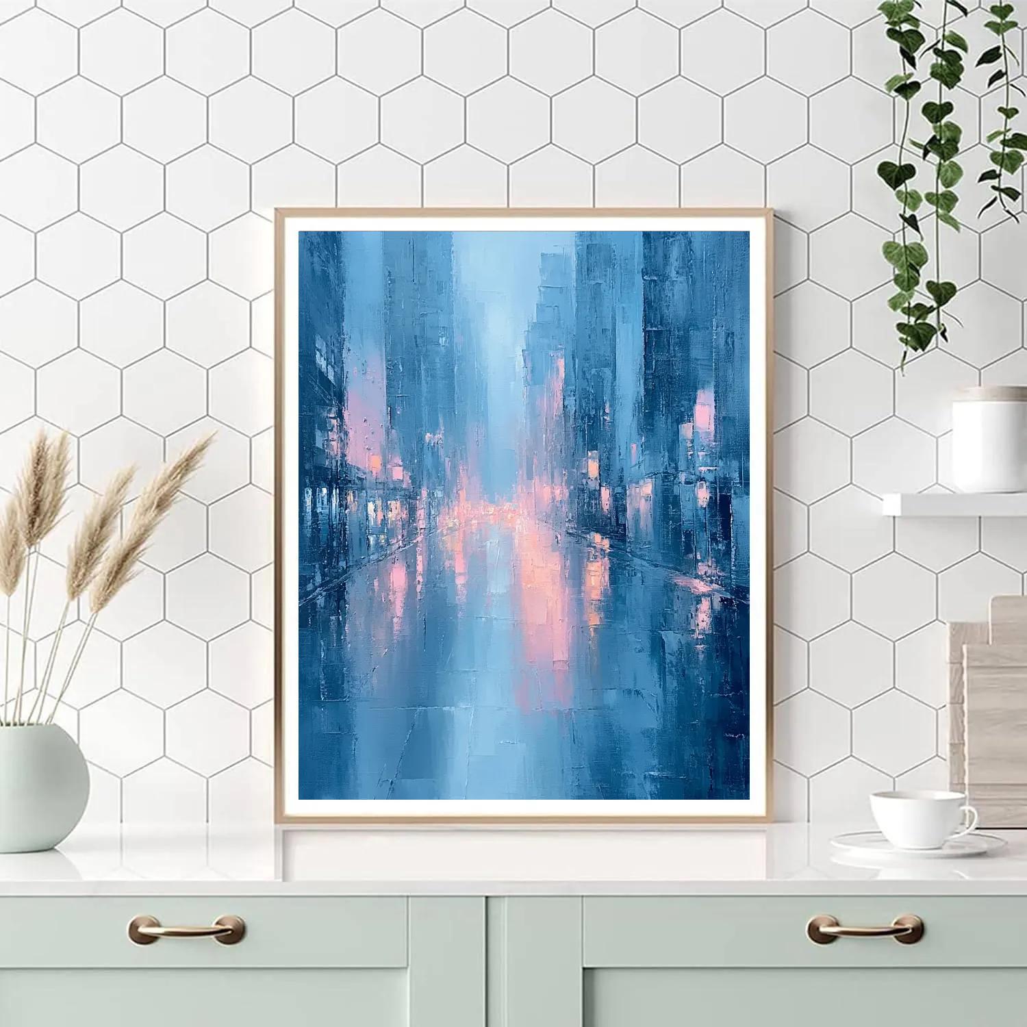 Edgar Degas Inspired Urban Rain Rhythm DIY paint by numbers