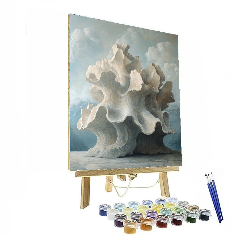 Michelangelo Inspired Celestial Coral Numbered painting kits