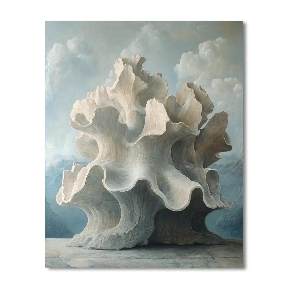 Michelangelo Inspired Celestial Coral Numbered painting kits