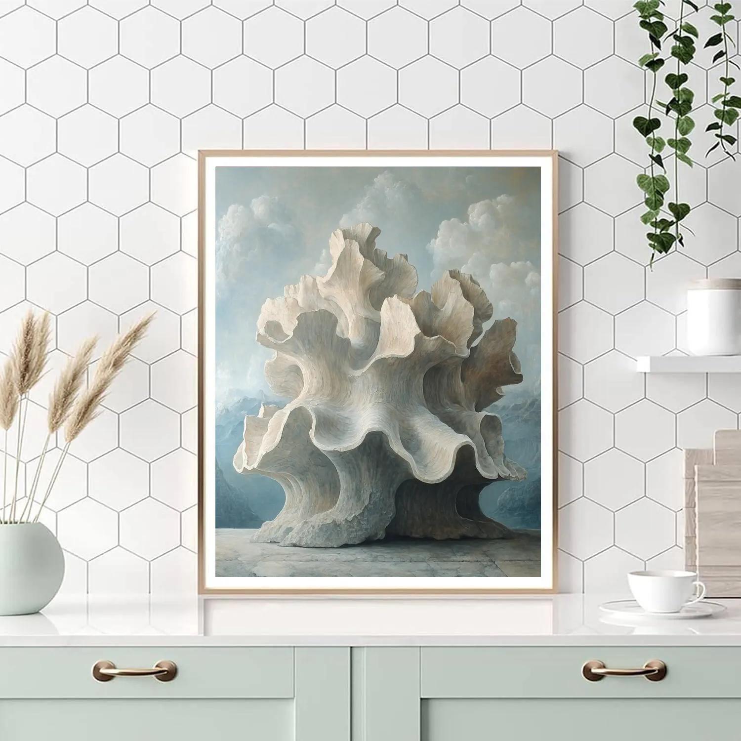 Michelangelo Inspired Celestial Coral Numbered painting kits