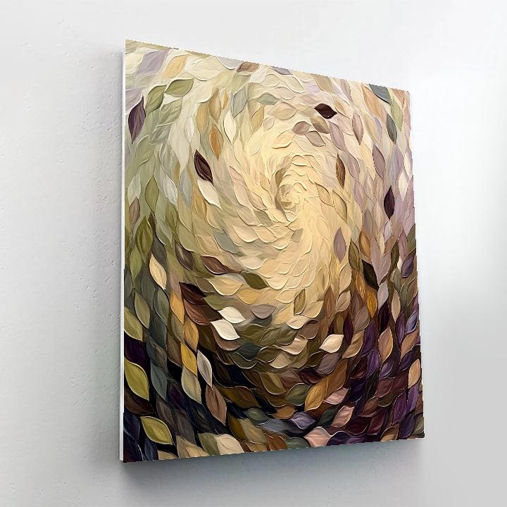 Edgar Degas Inspired Symphony Of Fallen Leaves paint by number