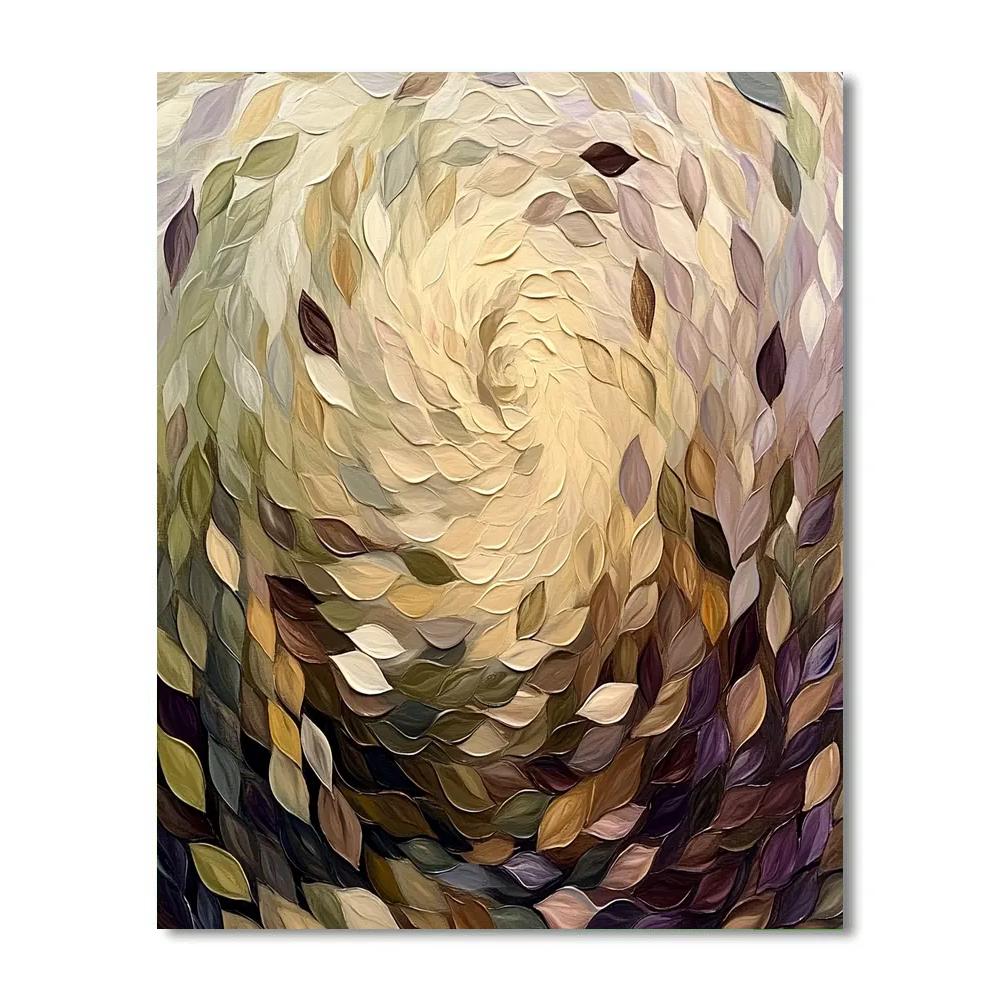 Edgar Degas Inspired Symphony Of Fallen Leaves paint by number