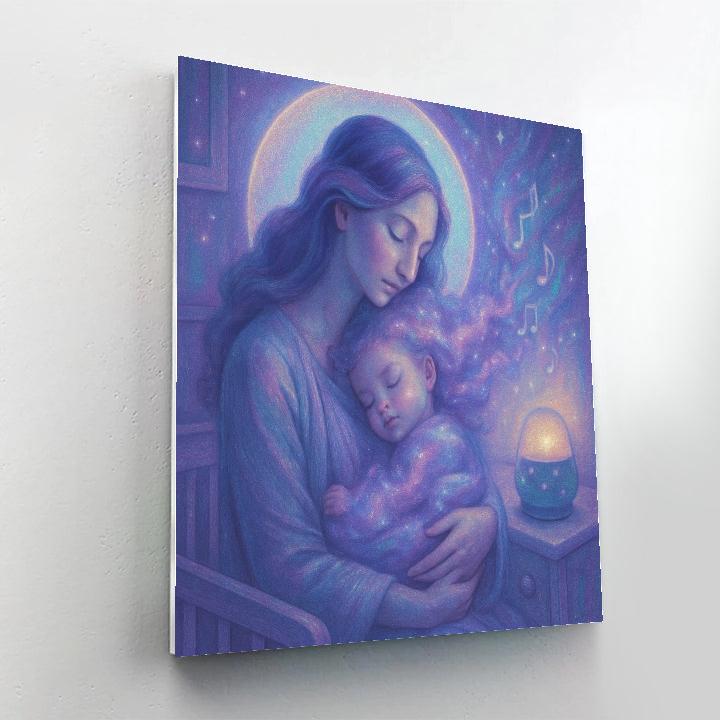 Nebula Lullaby Embrace paint by color