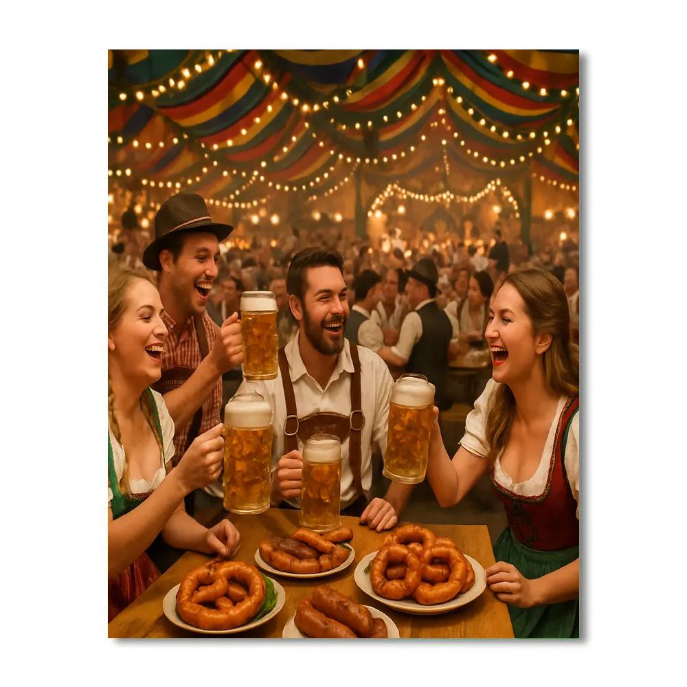 Oktoberfest Revelry Paint by numbers kits