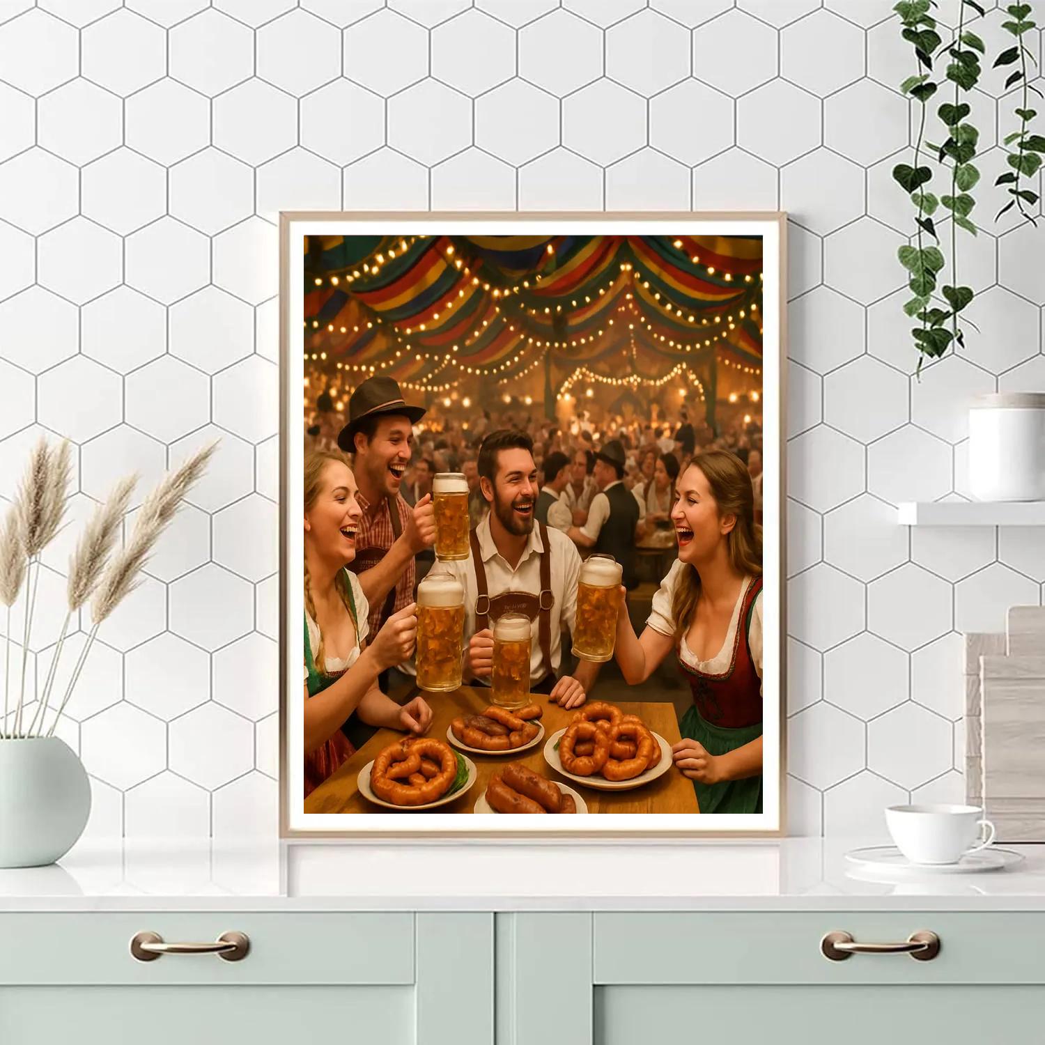 Oktoberfest Revelry Paint by numbers kits