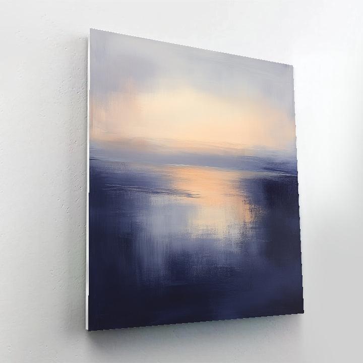 Edgar Degas Inspired Evening Harbor Fog DIY paint by numbers