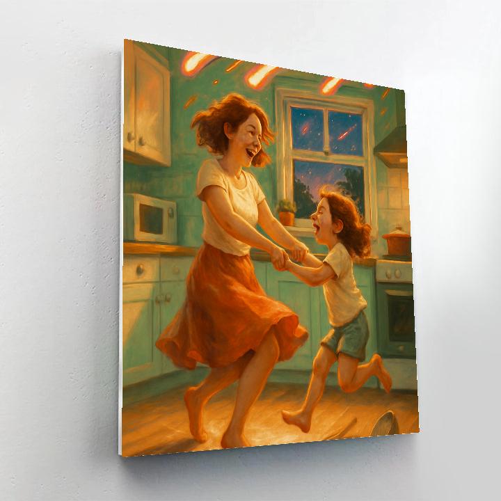 Galactic Kitchen Dance Painting by numbers kit