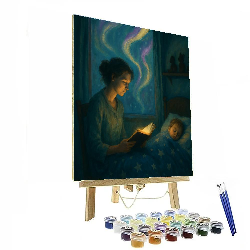Aurora Bedtime Story Painting by numbers kit