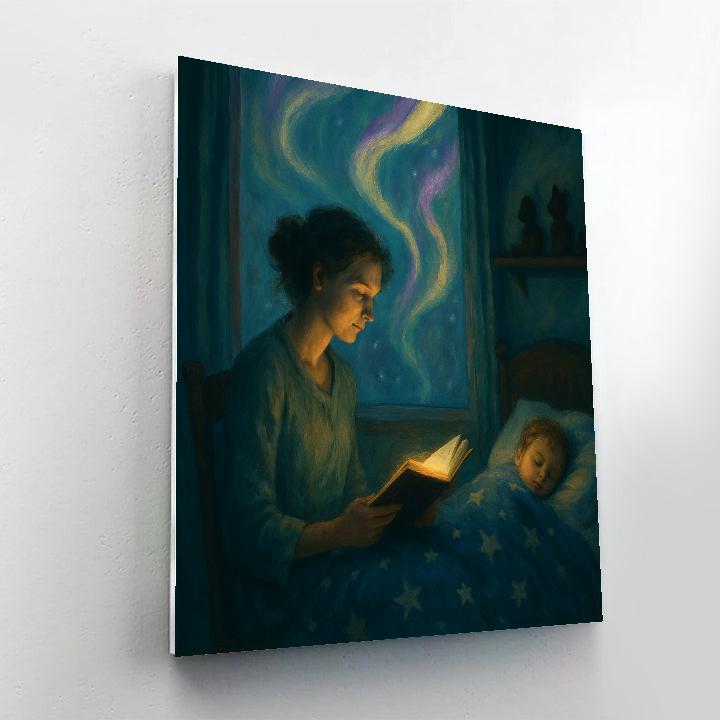 Aurora Bedtime Story Painting by numbers kit