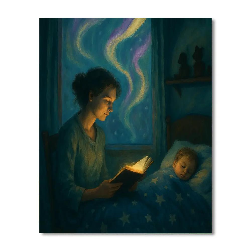 Aurora Bedtime Story Painting by numbers kit
