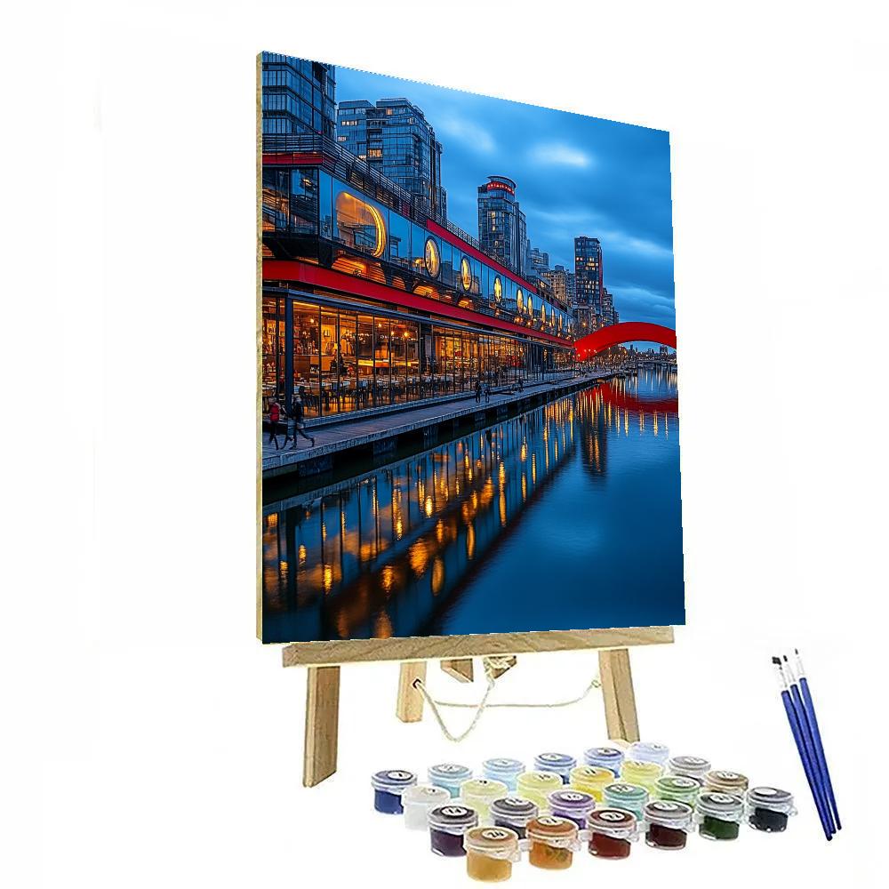 Puerto Madero Waterfront Modern Docks Buenos Aires Argentina painting number kit