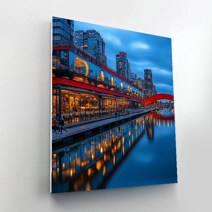 Puerto Madero Waterfront Modern Docks Buenos Aires Argentina painting number kit