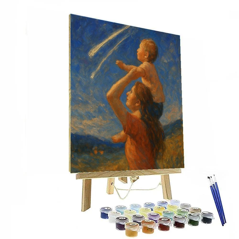 Meteor Shower Make A Wish Paint by numbers kits