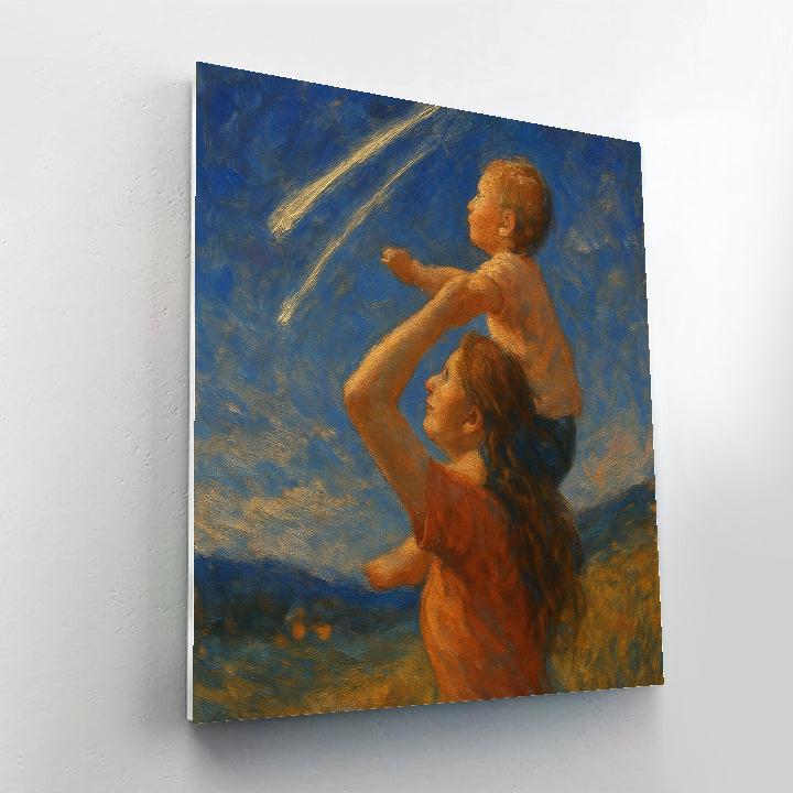 Meteor Shower Make A Wish Paint by numbers kits