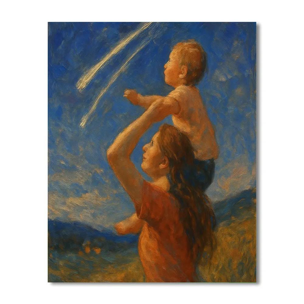 Meteor Shower Make A Wish Paint by numbers kits