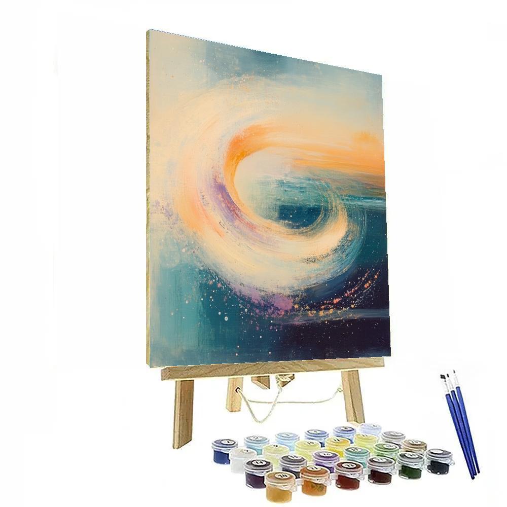 Edgar Degas Inspired Celestial Tea Leaves paint by color