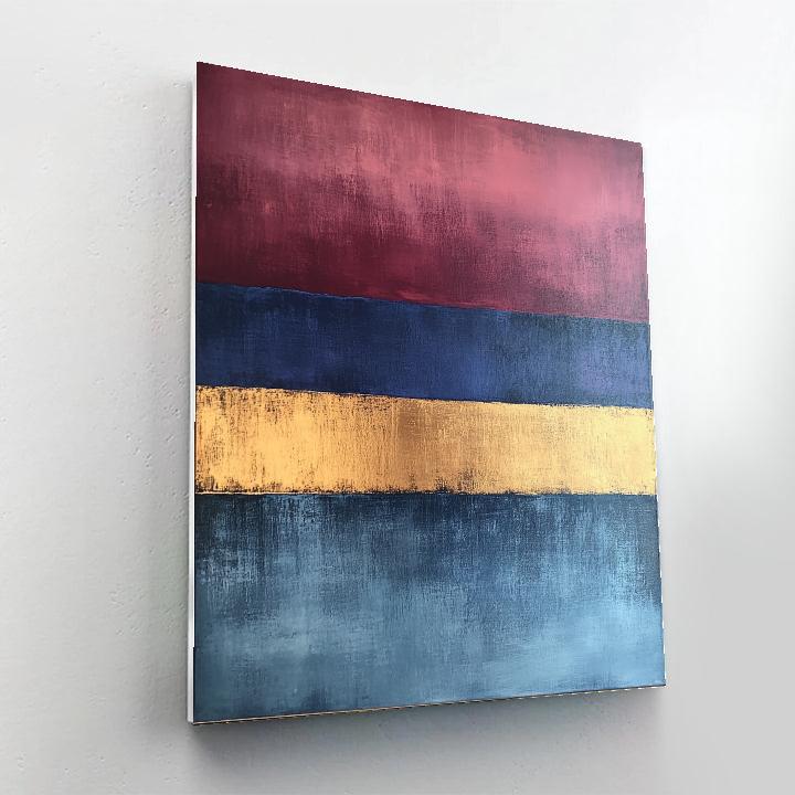 Rothko Inspired Meditative Color Field Paint by numbers kits