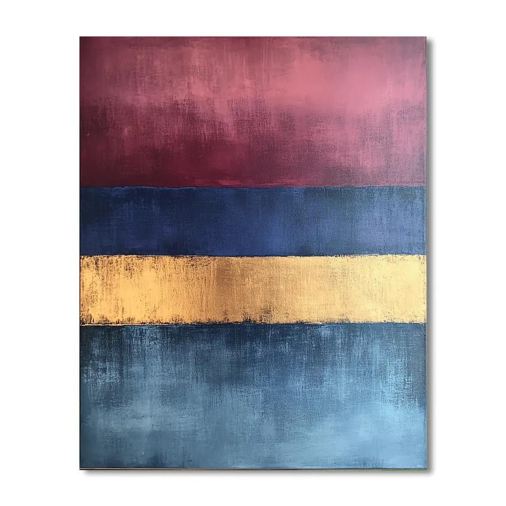 Rothko Inspired Meditative Color Field Paint by numbers kits