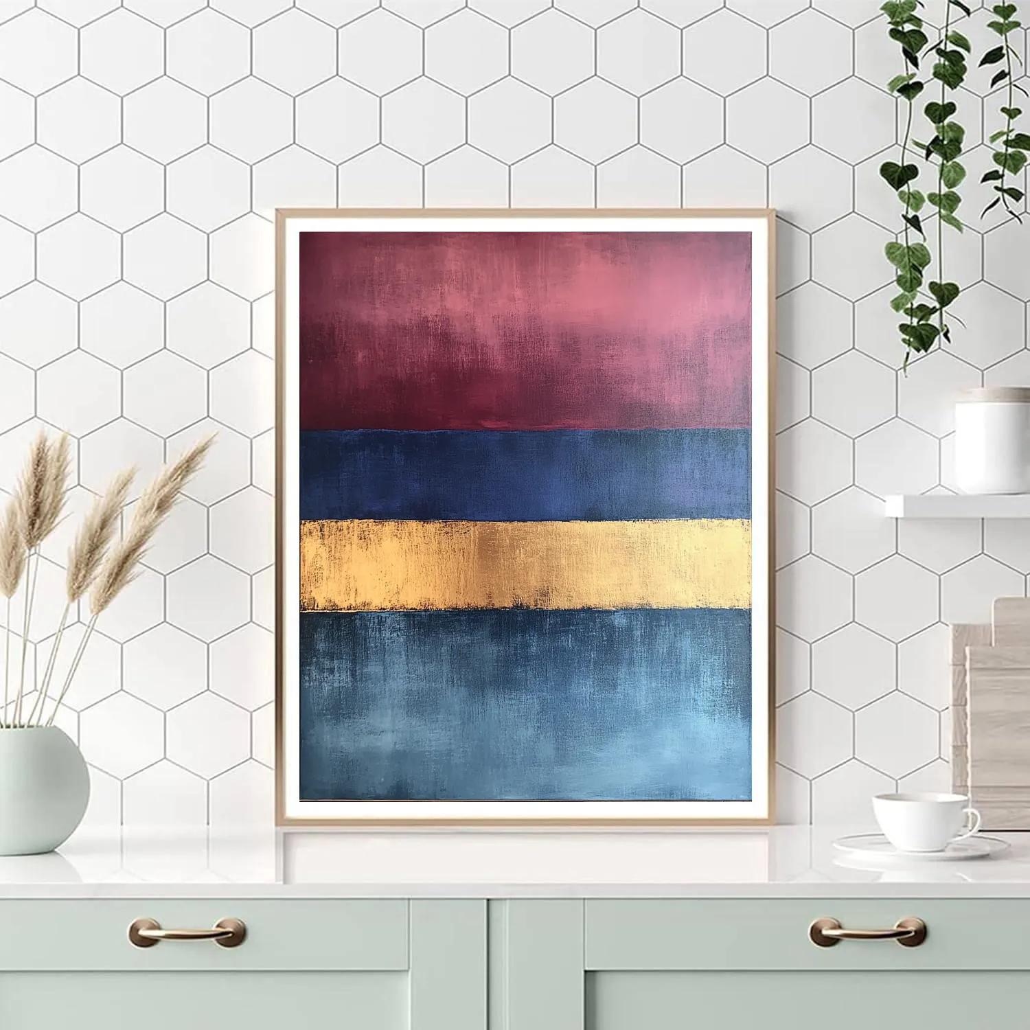 Rothko Inspired Meditative Color Field Paint by numbers kits