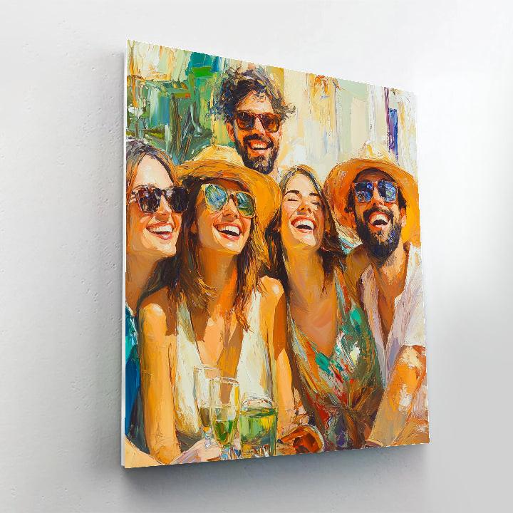 Frans Hals Inspired Merry Company Numbered painting kits