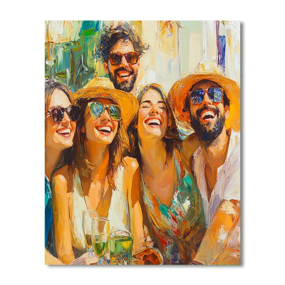 Frans Hals Inspired Merry Company Numbered painting kits