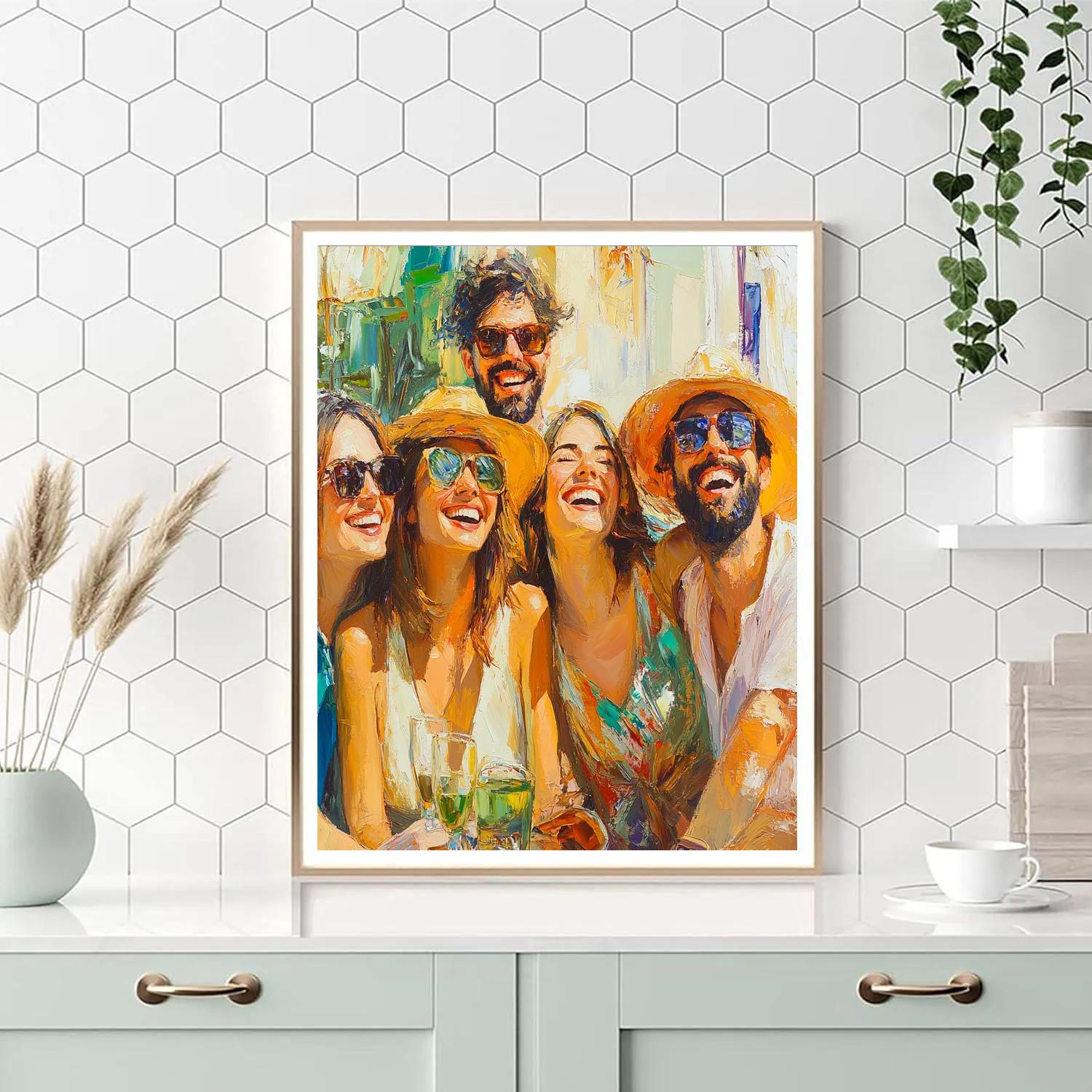 Frans Hals Inspired Merry Company Numbered painting kits