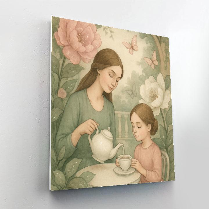 Interstellar Garden Tea Painting by numbers kit