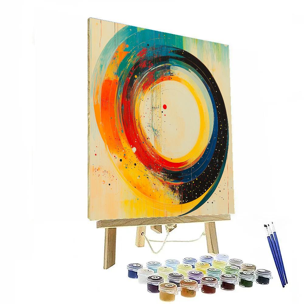 Wassily Kandinsky Inspired Cosmic Ballet Painting by numbers kit