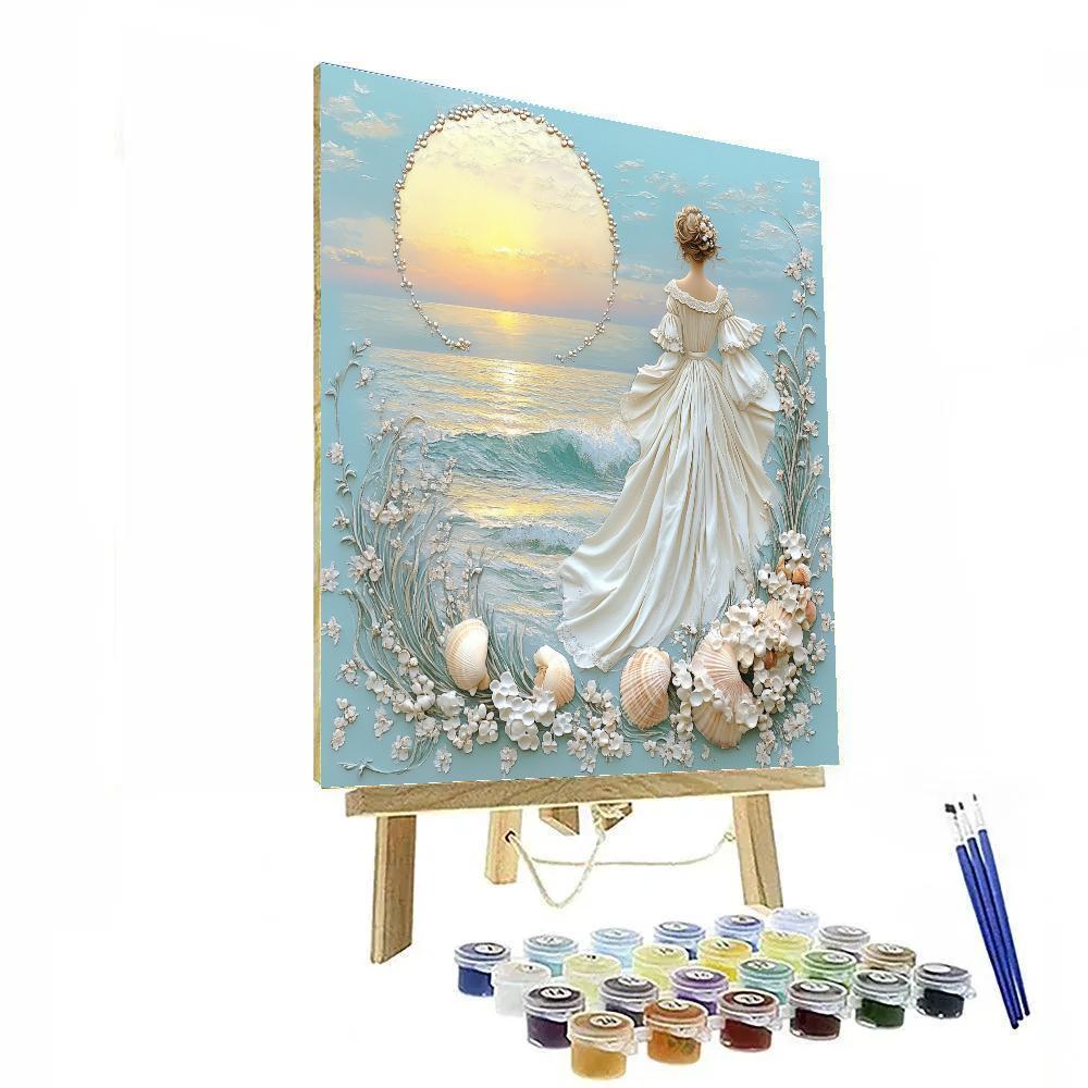Botticelli Inspired Venus At Sunrise Number painting