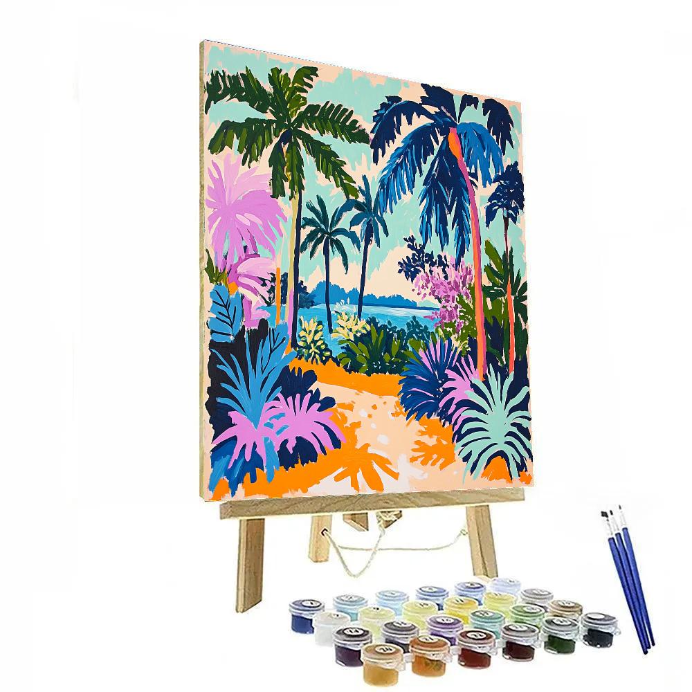 Paul Gauguin Inspired Tiki Island Landscapes Paint by numbers kits