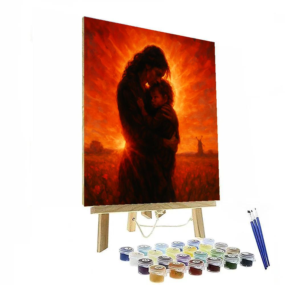 Solar Flare Hug Paint by numbers kits