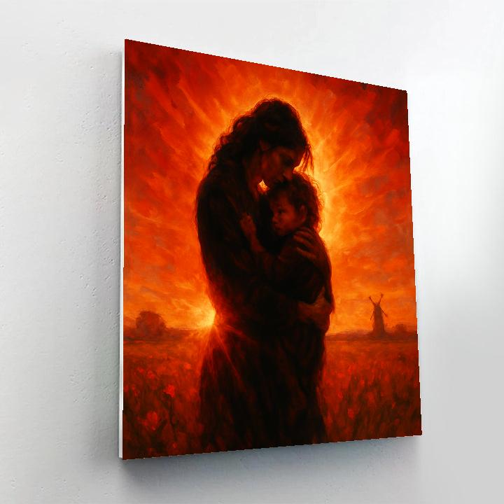 Solar Flare Hug Paint by numbers kits