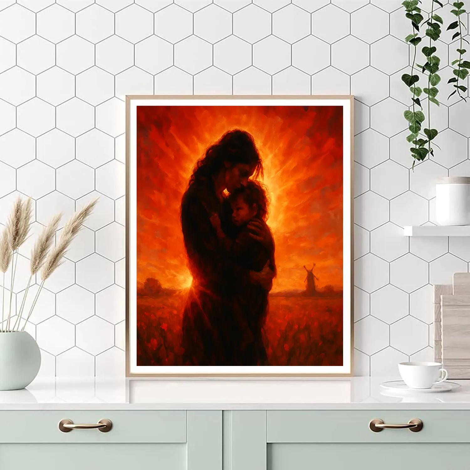 Solar Flare Hug Paint by numbers kits