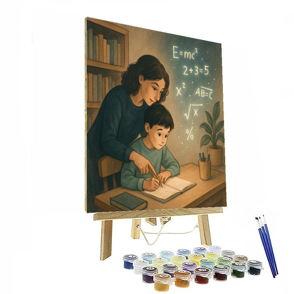 Intergalactic Homework Hour Painting by numbers kit