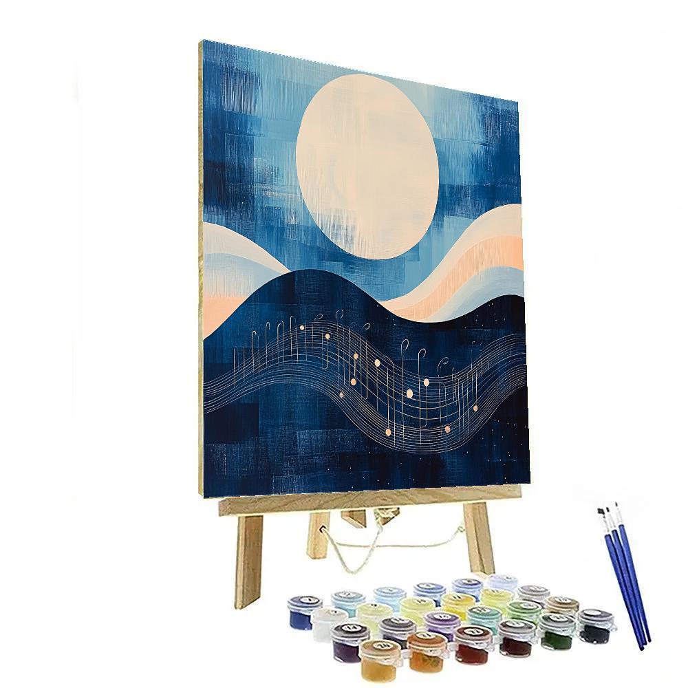 Paul Klee Inspired Lunar Melody Paint by numbers art