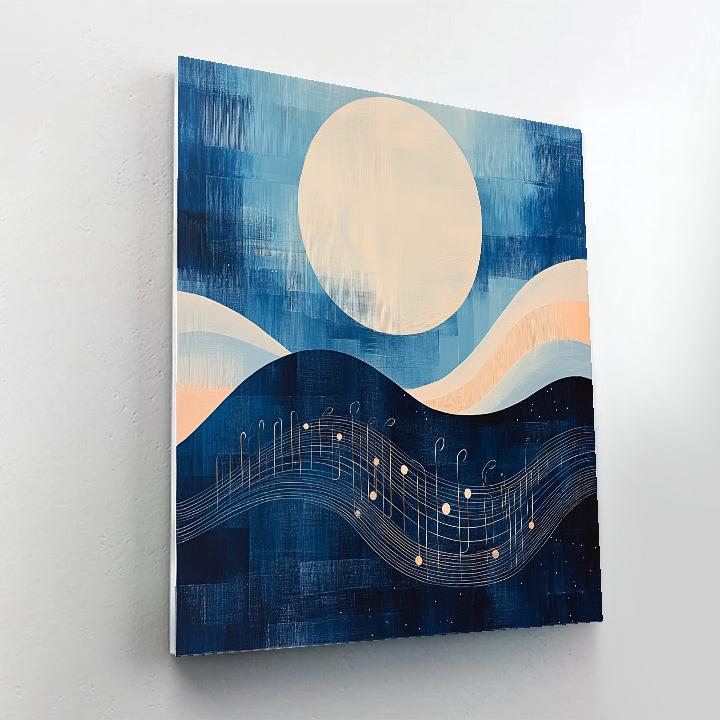 Paul Klee Inspired Lunar Melody Paint by numbers art