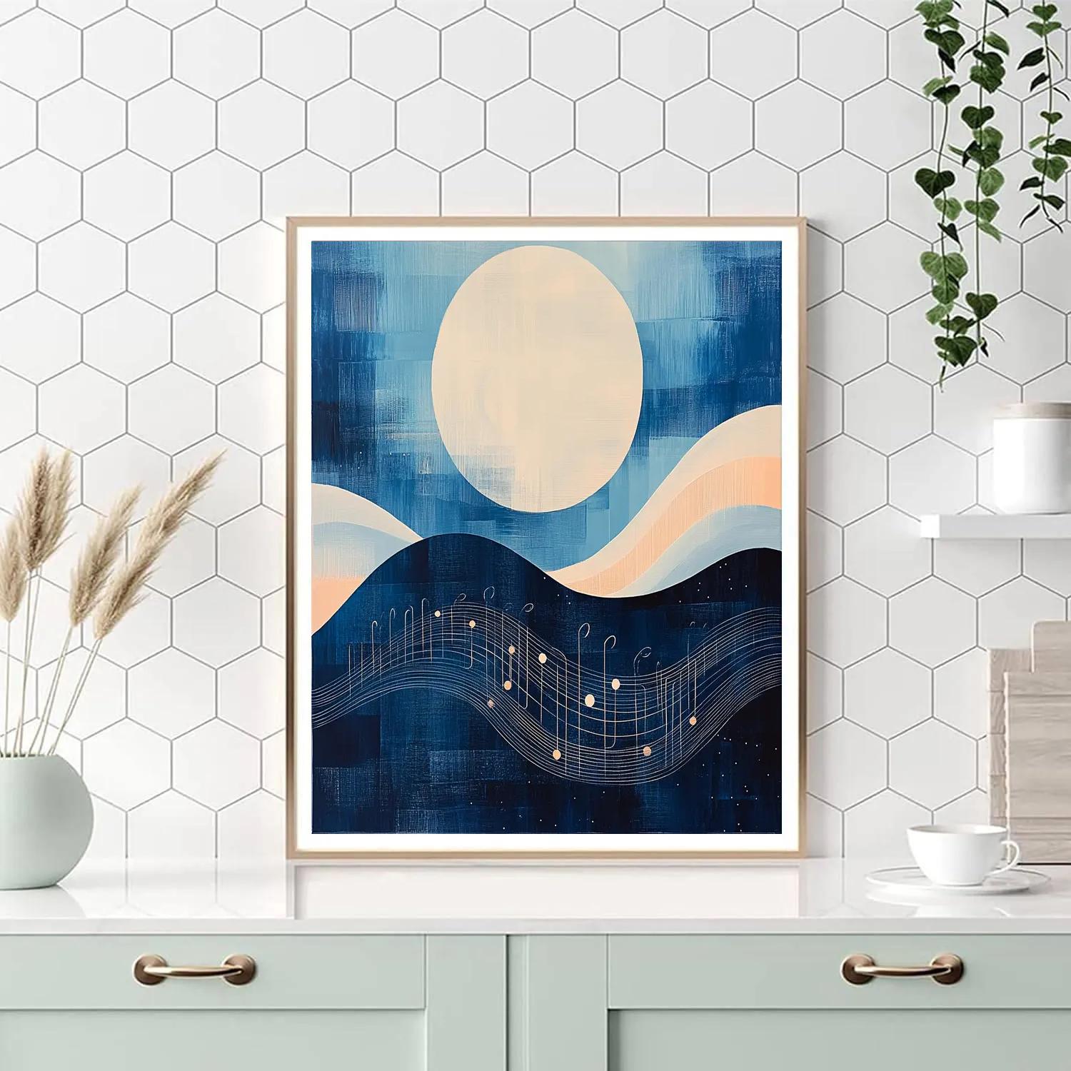 Paul Klee Inspired Lunar Melody Paint by numbers art
