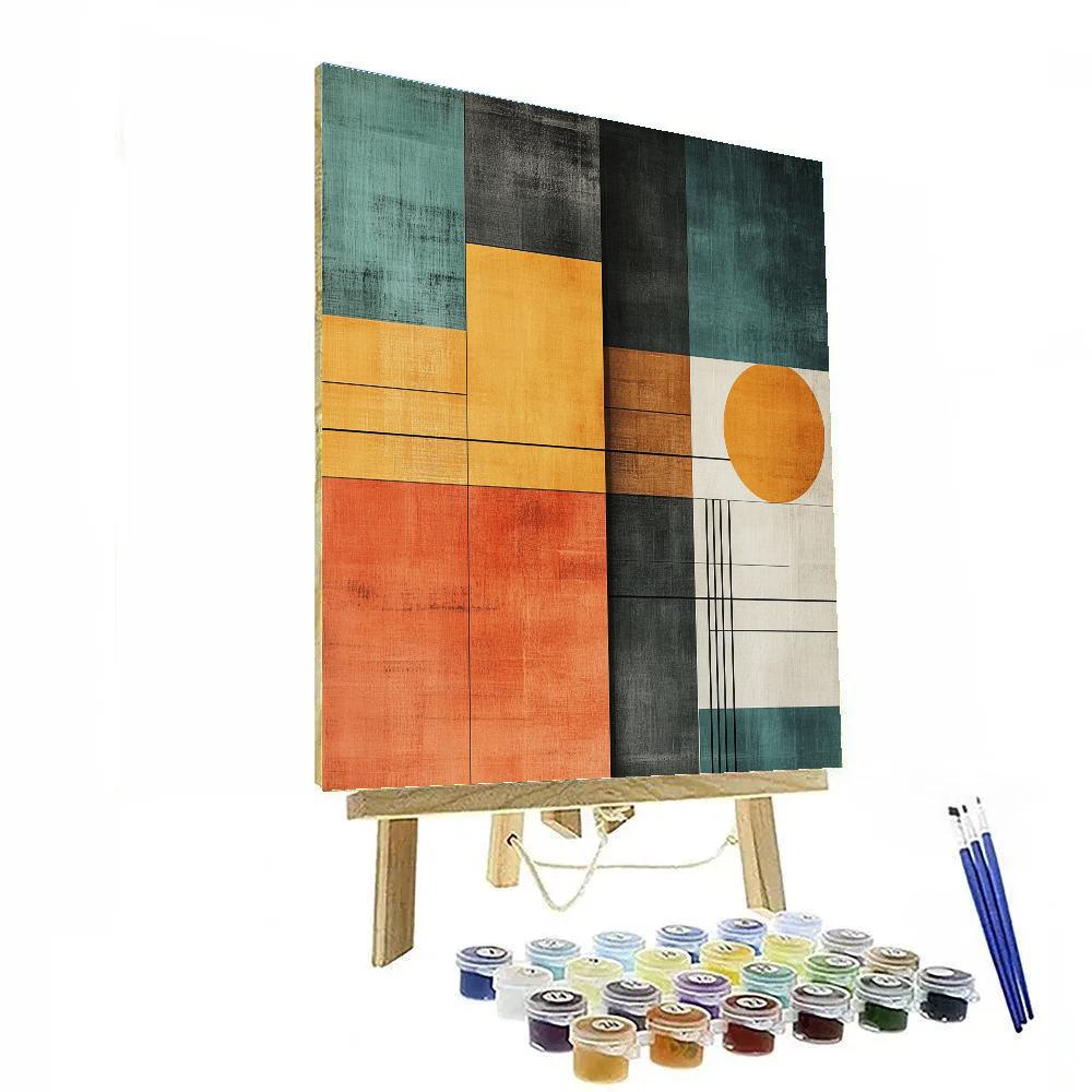 Paul Klee Inspired Solar Ledger Painting by numbers kit