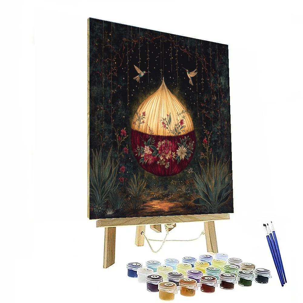 Frida Kahlo Inspired Cocoon Of Resilience painting number kit