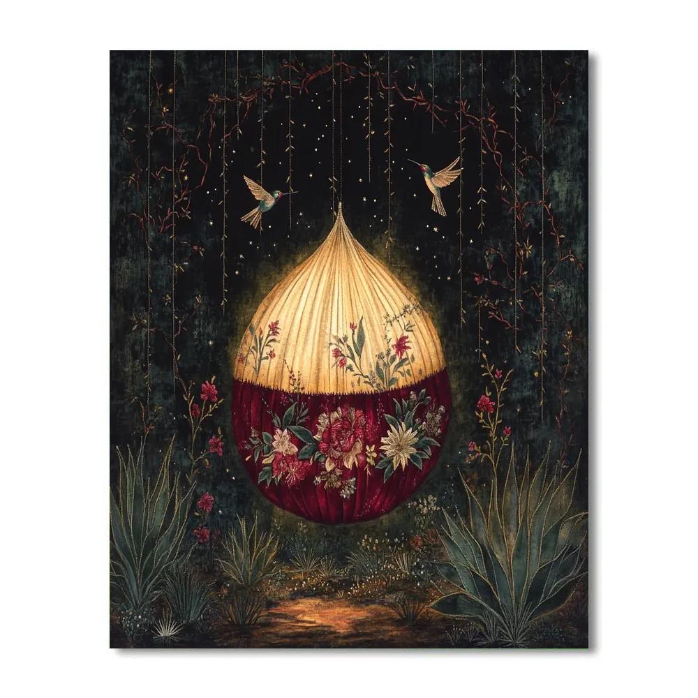 Frida Kahlo Inspired Cocoon Of Resilience painting number kit