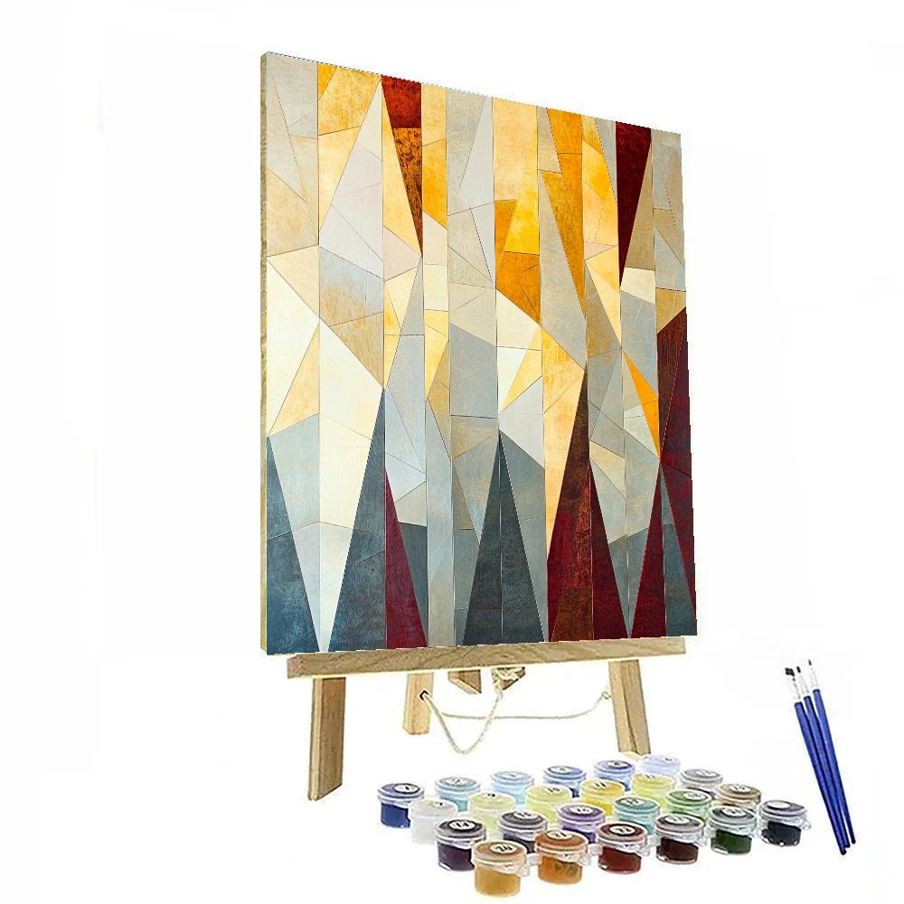 Paul Klee Inspired Quarry Of Light Paint by numbers art