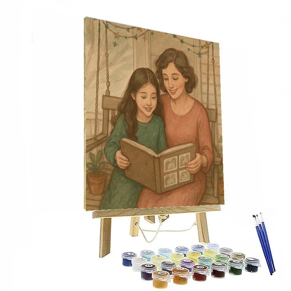 Celestial Garden Photo Album paint by numbers