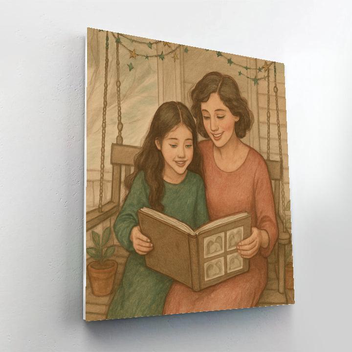 Celestial Garden Photo Album paint by numbers