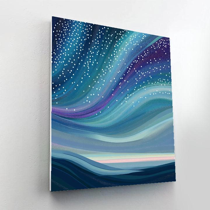 Georges Seurat Inspired Aurora Symphony painting number kit